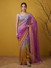 fendy satin designer saree with intricate gotapatti embroidery work