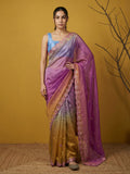 fendy satin designer saree with intricate gotapatti embroidery work
