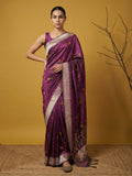 traditional organza saree perfect for weddings and festive occasions