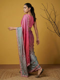 premium satin saree with handcrafted gotapatti work and elegant style
