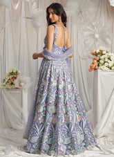 Gorgeous multicolor sequin & thread embroidery