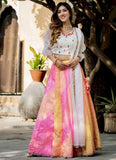 Multicolor Designer Lehenga Choli for Engagement