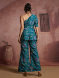 Luxury Designer Blue Co-Ord Set for Party & Festive Wear