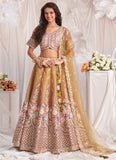 Elegant Tissue Lehenga with Net Dupatta