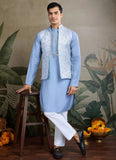 Traditional Viscose Silk Kurta for Groom