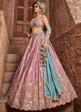 Embroidered sequin work lehenga for Indian party