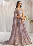 Mauve wedding lehenga for bridesmaid