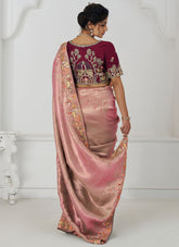 Premium pure Dola viscose silk fabric saree