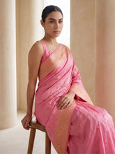zari woven floral silk saree
