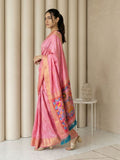 designer soft silk saree with border