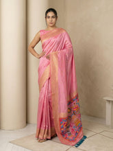 soft silk meenakari saree