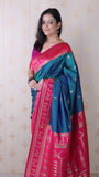Green Soft Silk Zari Woven Warli Art Traditional Saree