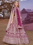 Royal Purple Lehenga for Indian Brides