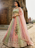 Lightweight party lehenga in pink