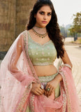 Indian wedding lehenga for music night
