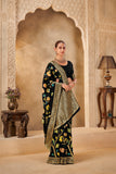 Classic Black Saree – Timeless Party Wear - Gunj Fashion