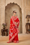 Red Wedding Saree – Heritage Weaves with Elegance - Gunj Fashion