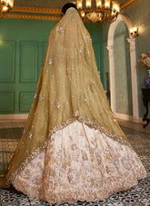 Green Mehendi Lehenga Choli Set with Sequins Embroidery and Viscose Dupatta – Gunj Fashion