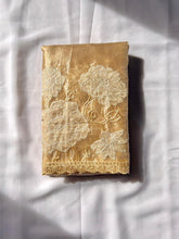 Yellow Pure Oris Silk Applique Work Designer Saree