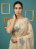 traditional cotton saree with artistic handcrafted detailing