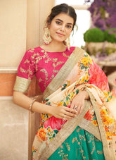 Art Silk Sequins Embroidered Sangeet Wear Lehenga Choli