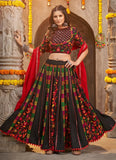 Black Embroidered Perfect Beautiful Navratri Special Chaniya Choli