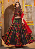 Black Embroidered Perfect Beautiful Navratri Special Chaniya Choli