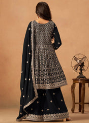 Party wear georgette palazzo salwar kameez for women