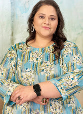Breathable plus size fashion in Riyon Slub fabric