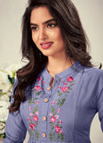 Comfortable Heavy Rayon Feeding Kurti with Beautiful Embroidery Work