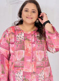 Comfortable printed kurti for curvy women
