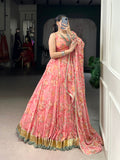 8 Meter Flair Chiffon Lehenga for Navratri