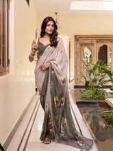 Weightless saree with lace border