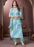 Firozi Riyon Kurti Long Design In Handwork