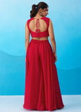 Glamorous fusion outfit for sangeet and wedding celebrations