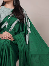 Lightweight satin silk saree for festive wear