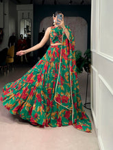 green sangeet lehenga choli