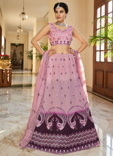 Indian Wedding Special Art Silk Sequins Lehenga choli