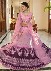 Indian Wedding Special Art Silk Sequins Lehenga choli