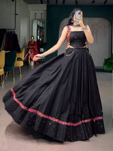 Black Color Cotton Co-ord Set