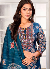 Black Viscose Silk Kurta Pyjama for Men with Real Mirror & Thread Work | Gunj Fashion