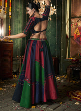 Navratri Special Multicolor Muslin Cotton Chaniya Choli