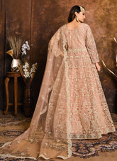 Party Wear Net Indian Anarkali Salwar Suit For Women