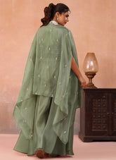 Pastel fusion outfit for mehndi and festive celebrations