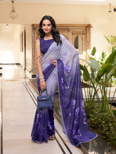 Weightless marbal saree with lace border