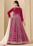 Designer Rani Pink festive wear suit for women
