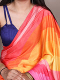 Multi Color Printed Satin Silk Saree