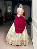 designer off white festive lehenga