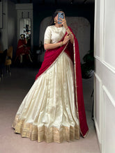 dola silk lehenga with dupatta