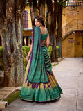 traditional firozi lehenga choli